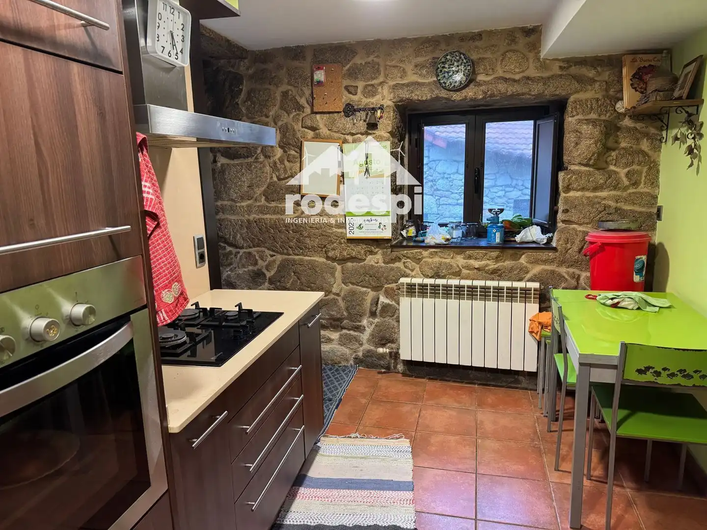 Cocina de Casa o chalet en venta en Crecente con Terraza, Trastero y Amueblado