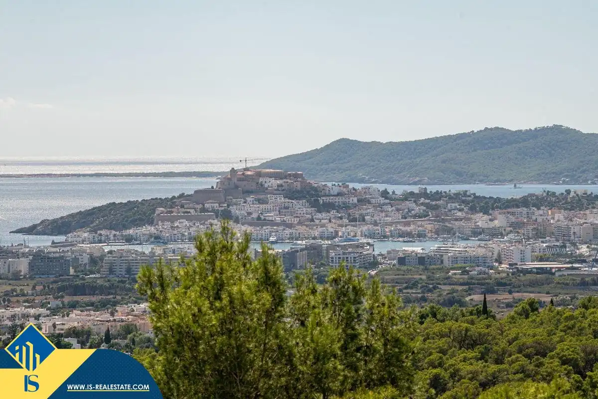 Vista exterior de Àtic en venda en Santa Eulària des Riu amb Terrassa, Piscina i Moblat