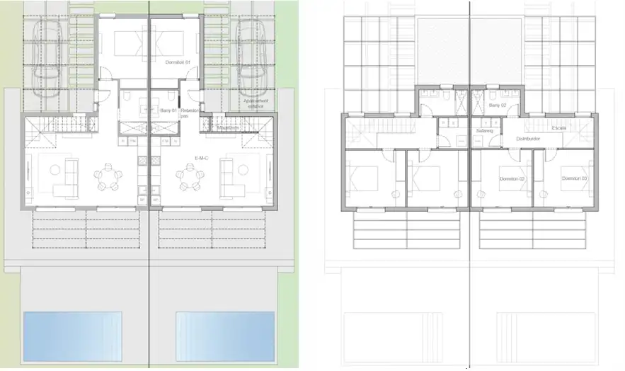 Casa aparellada amb terrassa en venda a Carrer del Baix Empordà, imagen 9