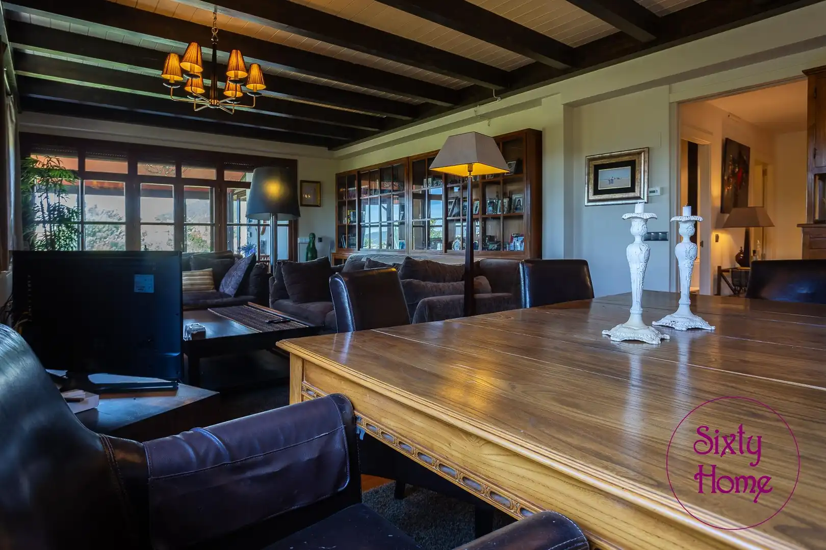 Comedor de Casa o chalet en venta en Jaca con Calefacción, Jardín privado y Parquet
