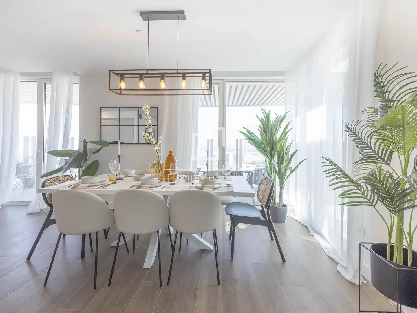Esszimmer von Dachboden zum Verkauf in Valencia mit Klimaanlage, Heizung und Terrasse