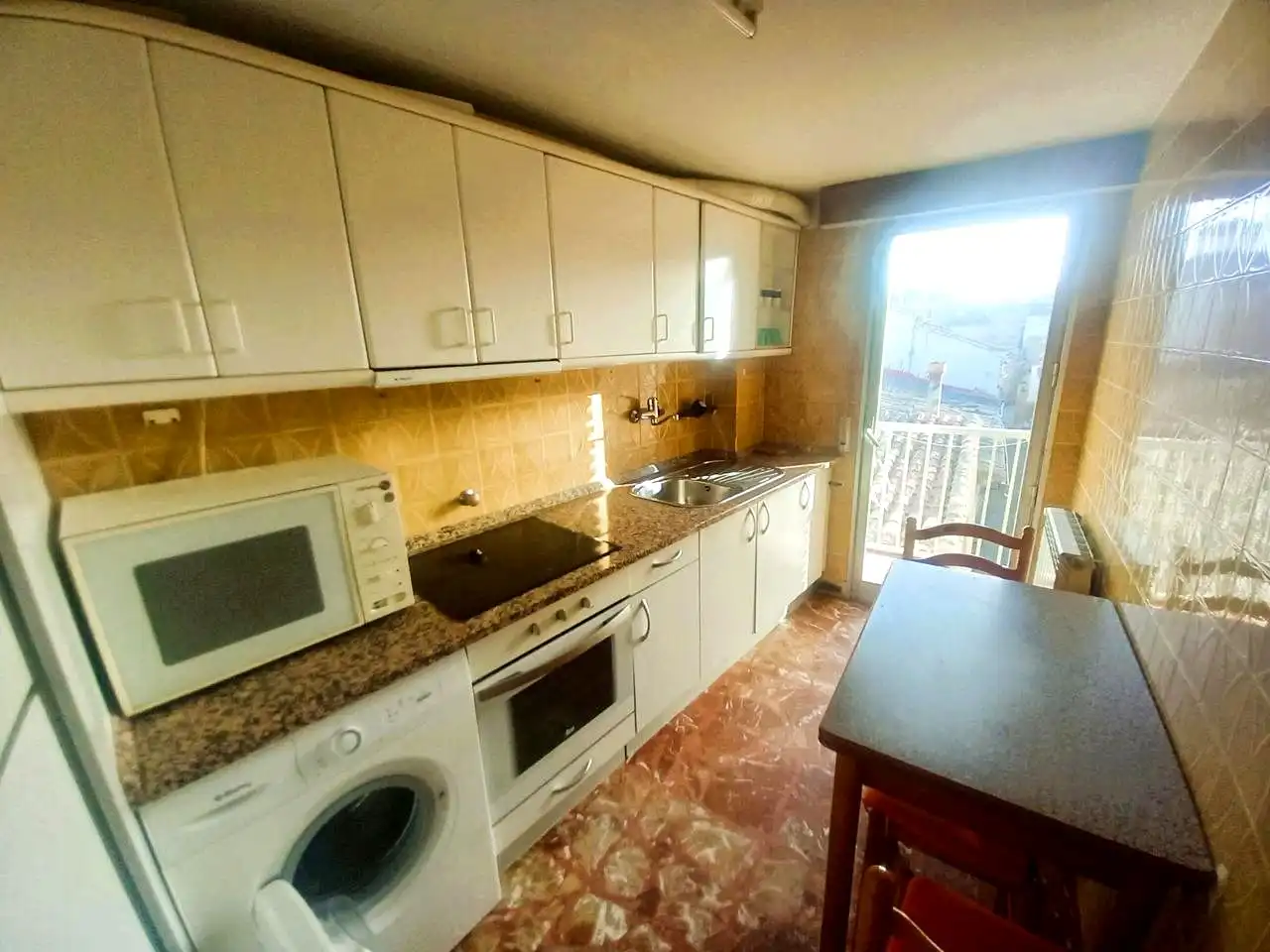 Küche von Wohnung zum Verkauf in Borja mit Heizung, Möbliert und Balkon