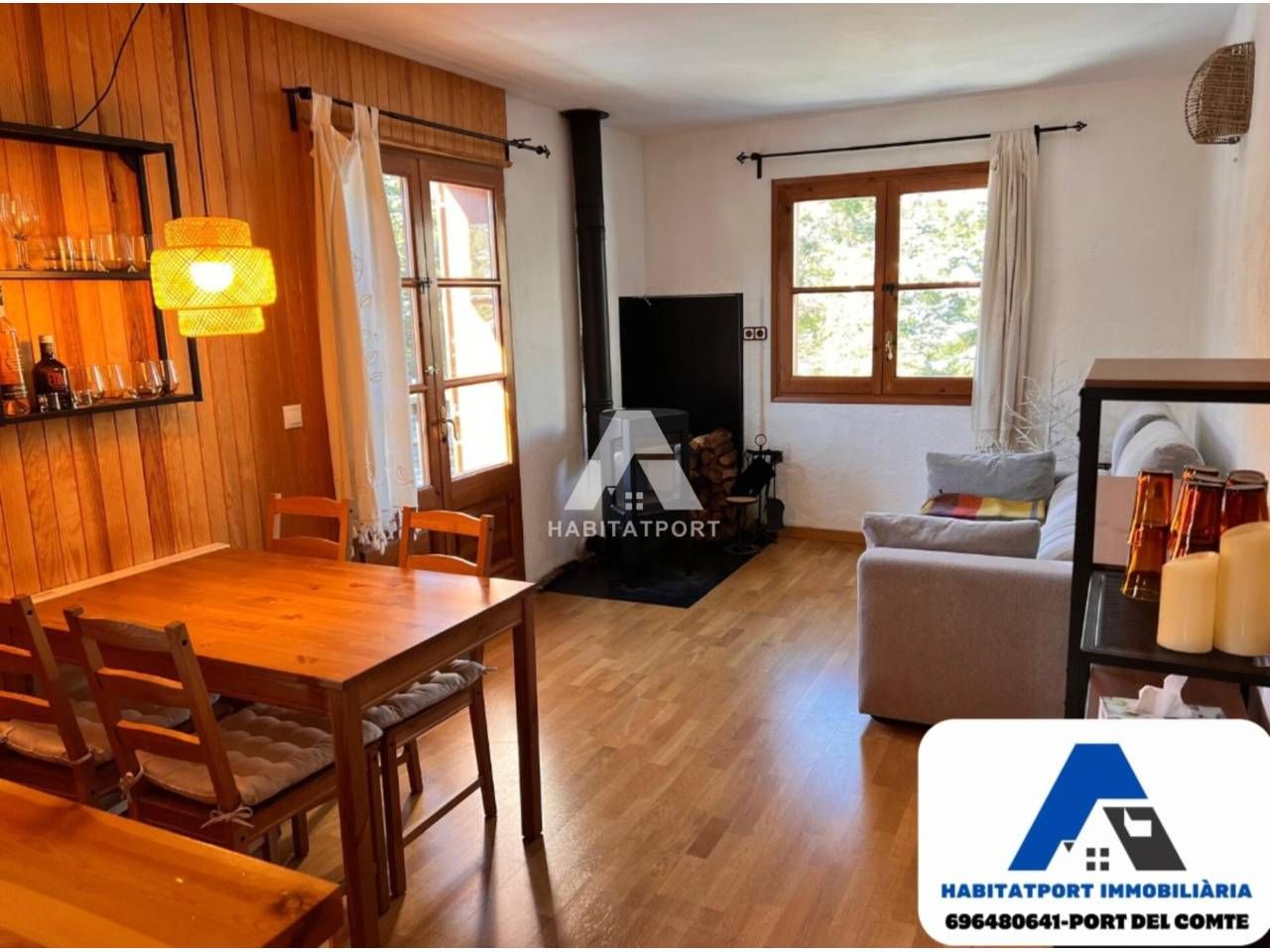 Living room of Duplex for sale in La Coma i la Pedra  with Heating, Furnished and Balcony