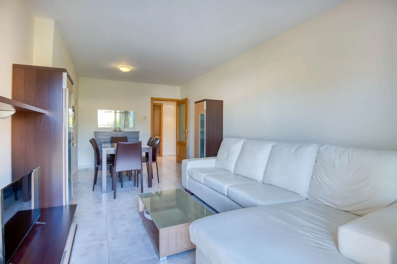 Wohnzimmer von Wohnung zum Verkauf in Santa Cristina d'Aro mit Heizung, Terrasse und Abstellraum