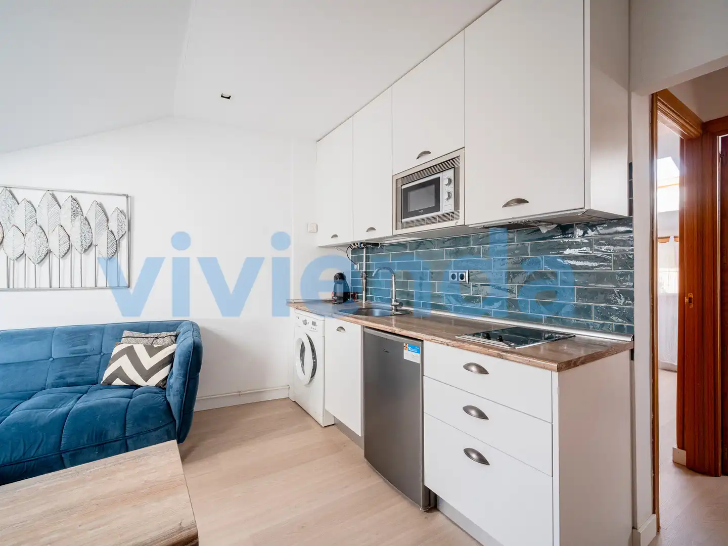 Küche von Wohnung zur Miete in Madrid mit Klimaanlage und Heizung