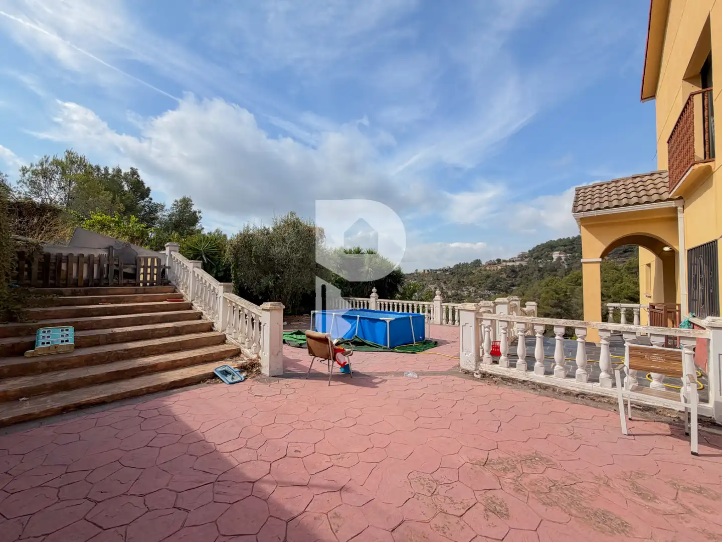 Exterior view of Houses for sale in Vallirana  with Air Conditioner, Private garden and Terrace