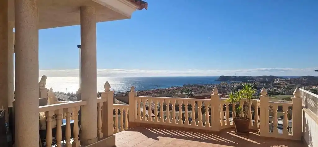 Vista exterior de Casa o chalet en venta en Mazarrón con Aire acondicionado, Jardín privado y Terraza