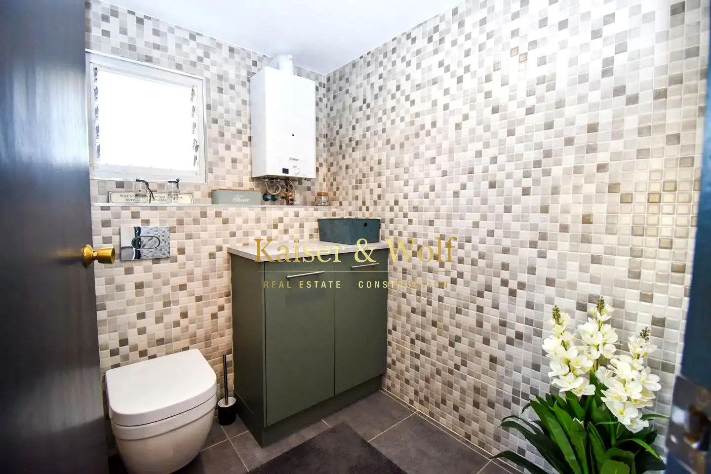 Baño de Finca rústica en venta en Elche / Elx con Aire acondicionado y Jardín privado