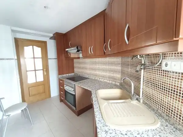 Küche von Maisonette zum Verkauf in Valencia mit Klimaanlage, Heizung und Terrasse