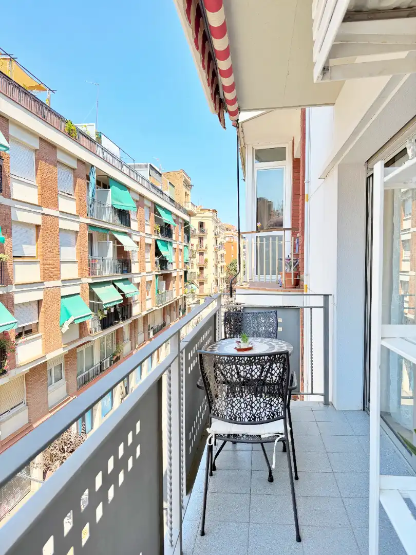 Balcony of Flat for sale in Barcelona  with Air Conditioner, Heating and Furnished