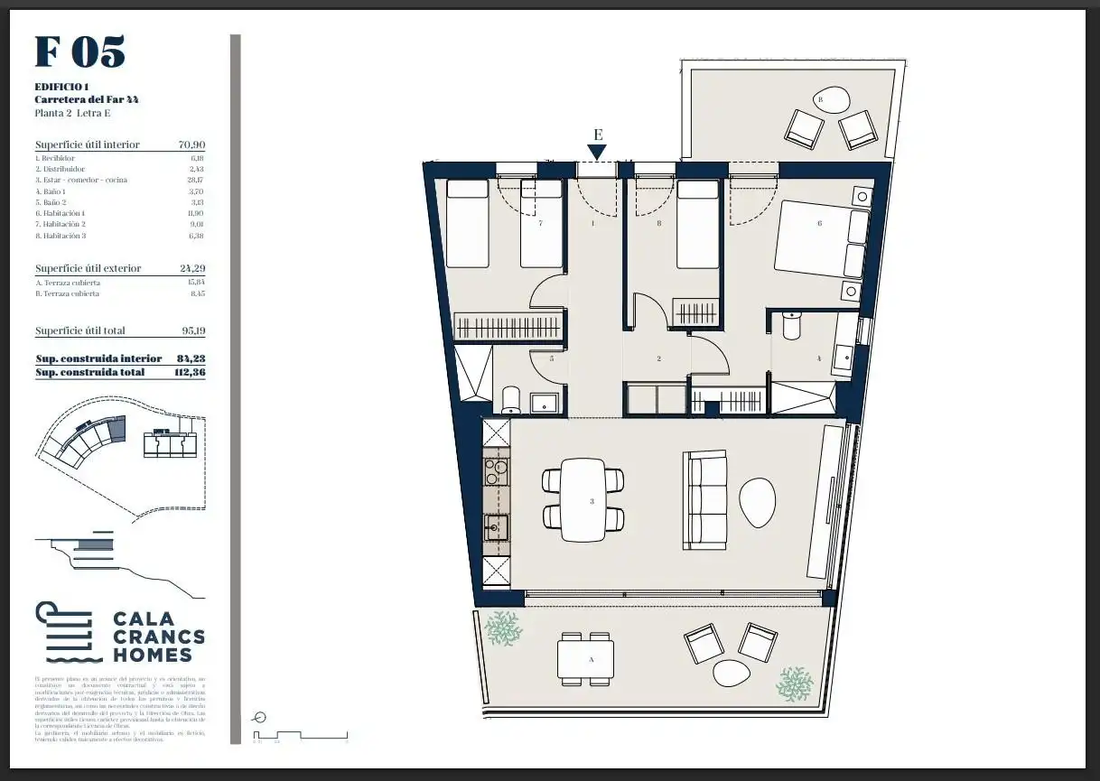Apartment with terrace for sale in Pla de Maset - Cap de Salou, imagen 13