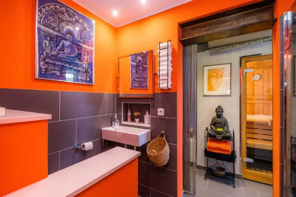 Bathroom of Houses for sale in Pollença  with Air Conditioner, Heating and Private garden
