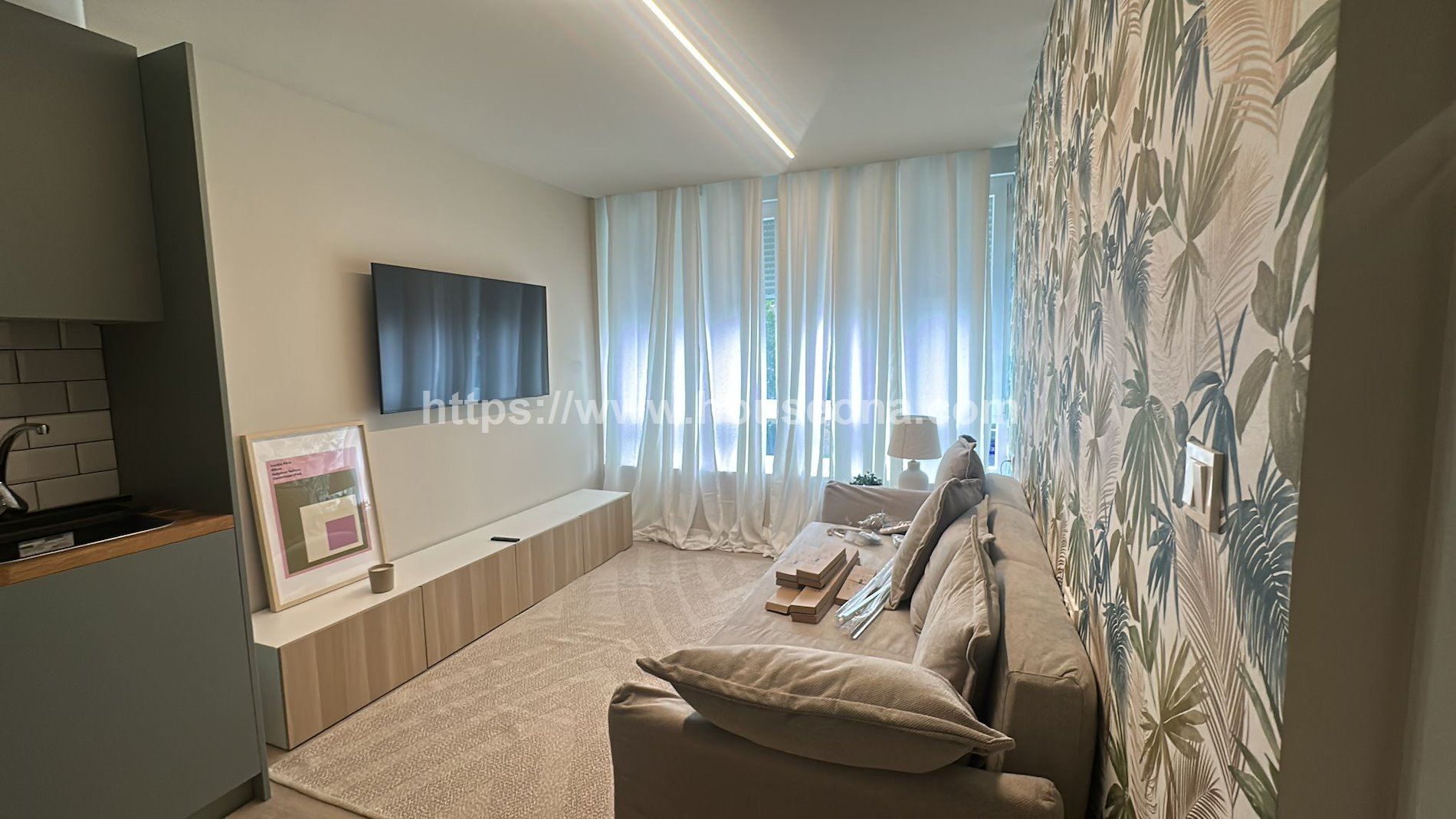 Sala d'estar de Pis de lloguer en Bilbao  amb Calefacció i Moblat