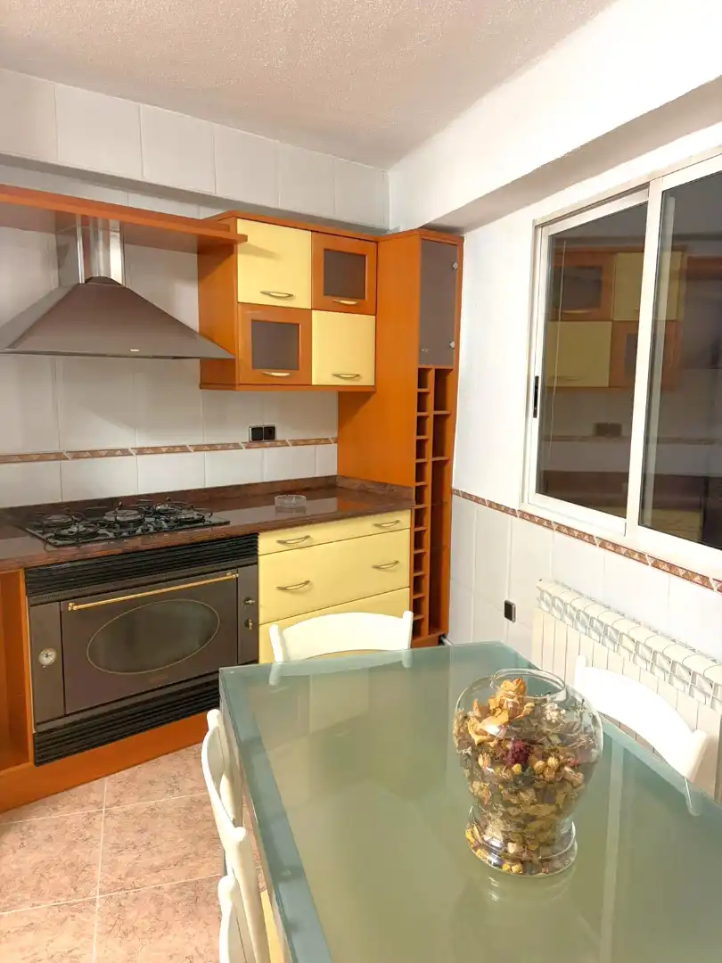 Cocina de Piso de alquiler en Murcia con Aire acondicionado, Calefacción y Parquet