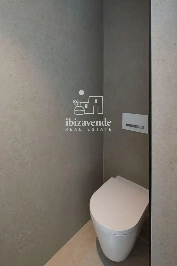 Baño de Casa o chalet de alquiler en Santa Eulària des Riu con Aire acondicionado, Calefacción y Jardín privado