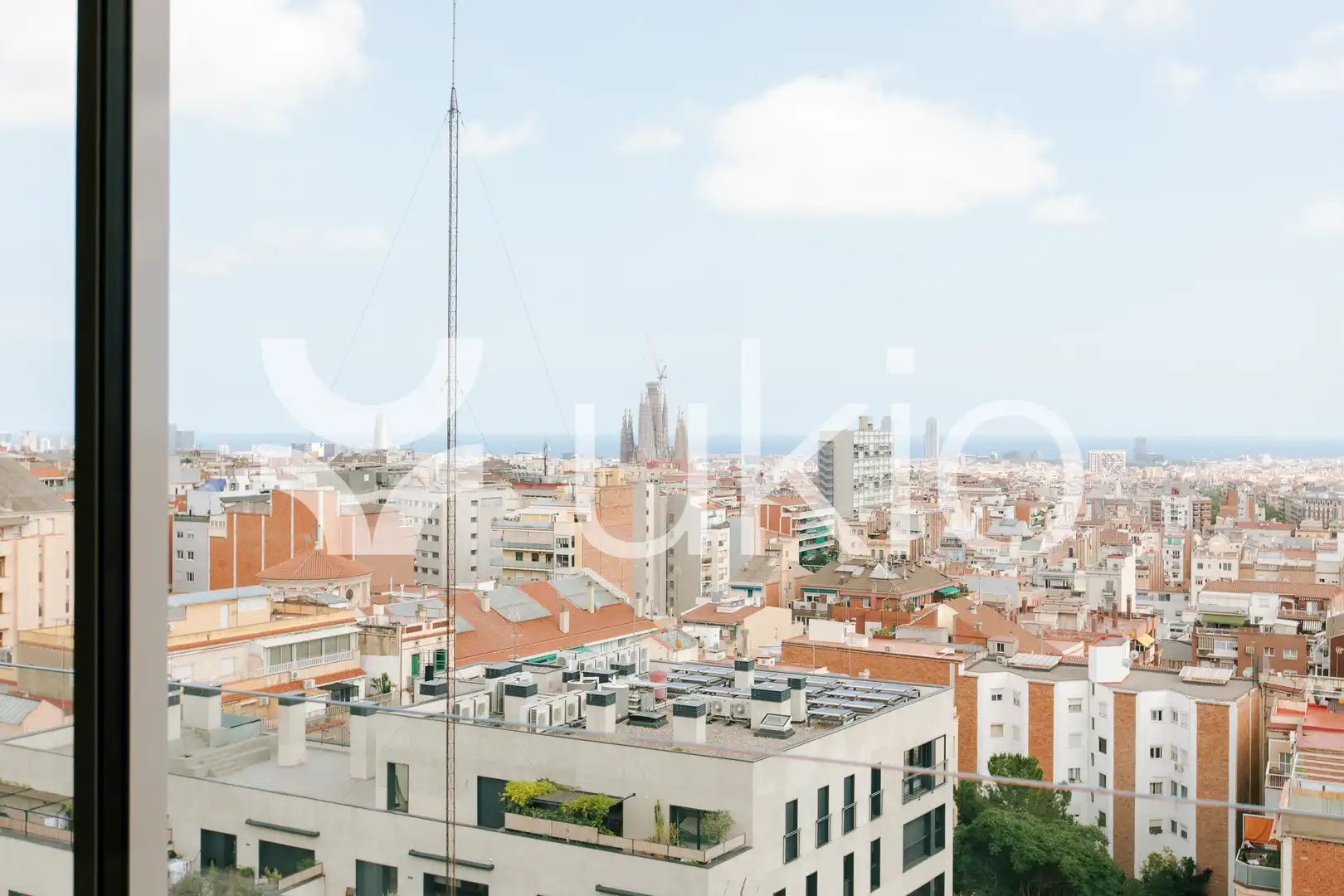 Exterior view of Flat for rent in Barcelona  with Air Conditioner, Heating and Furnished