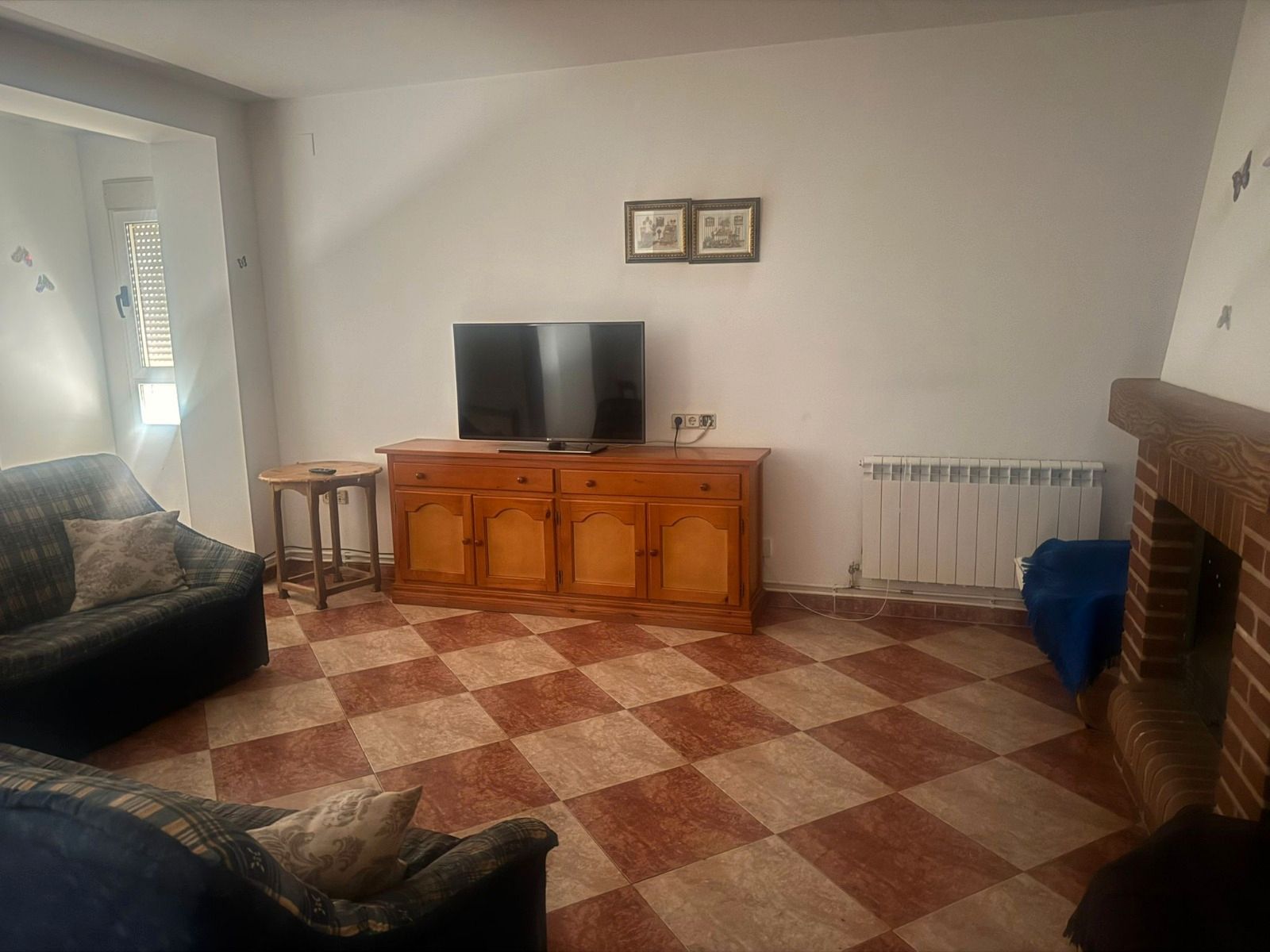 Sala d'estar de Pis de lloguer en Motilla del Palancar amb Calefacció, Terrassa i Moblat