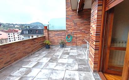 Terrace of Single-family semi-detached for sale in Urnieta  with Heating, Parquet flooring and Terrace