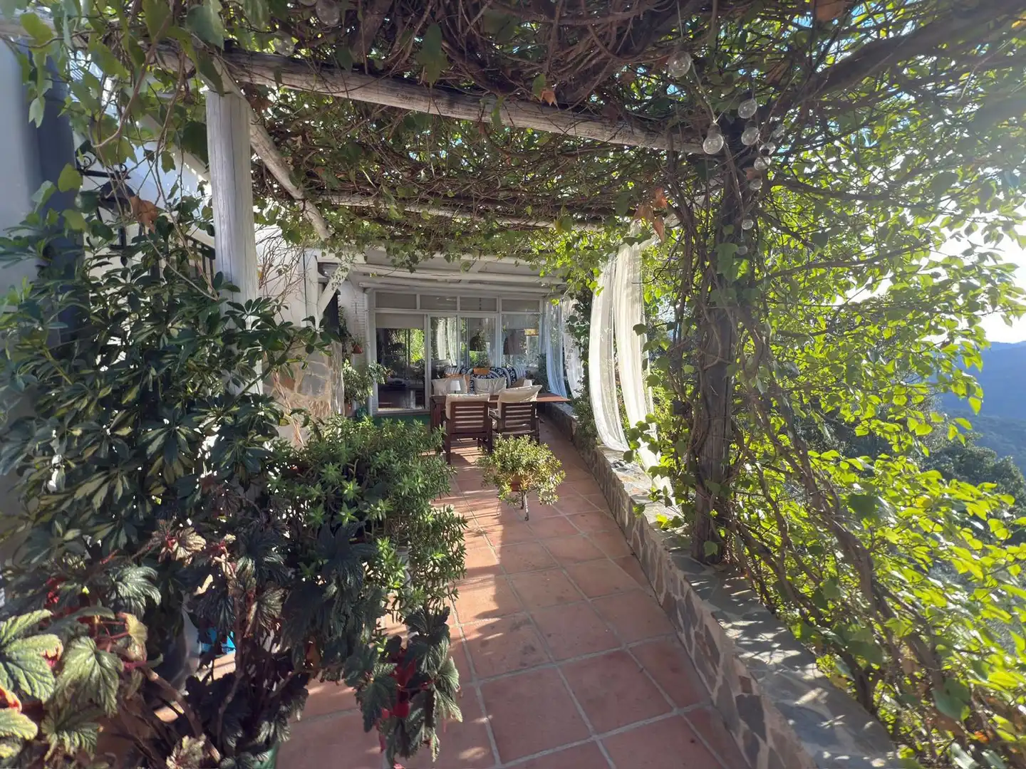 Jardí de Casa o xalet de lloguer en Genalguacil amb Terrassa