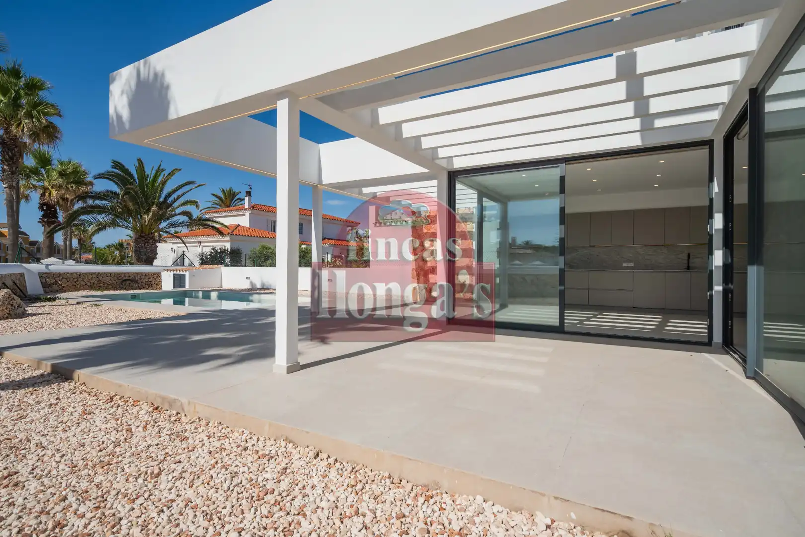 Vista exterior de Casa o chalet en venta en Ciutadella de Menorca con Jardín privado, Terraza y Piscina