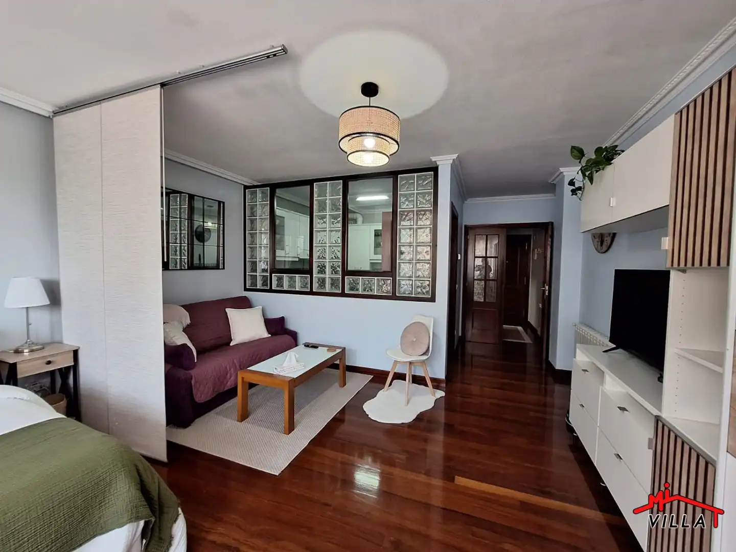 Wohnzimmer von Wohnung zur Miete in Bárcena de Cicero mit Heizung und Möbliert