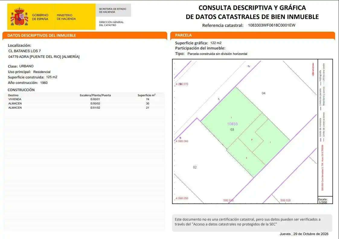 Casa o chalet en venta en Adra, Almería