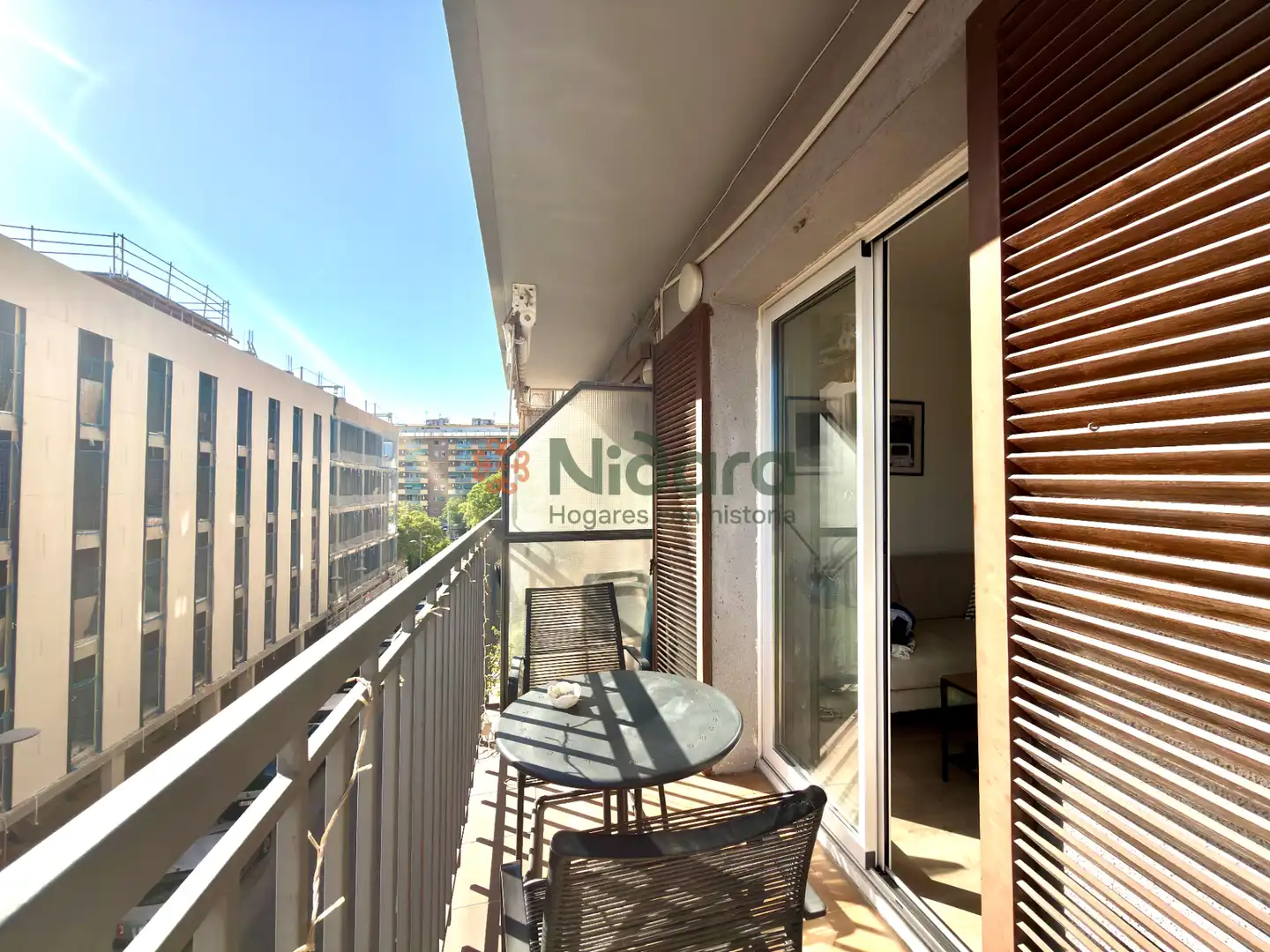 Balcony of Flat for sale in Barcelona  with Air Conditioner, Heating and Parquet flooring