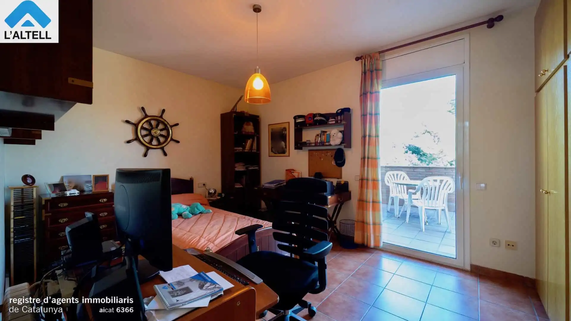 Schlafzimmer von Haus oder Chalet zum Verkauf in L'Ametlla del Vallès mit Klimaanlage, Heizung und Privatgarten