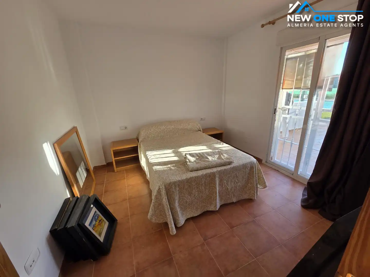 Dormitori de Apartament en venda en Mojácar amb Aire condicionat, Terrassa i Moblat