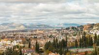 Exterior view of Flat for sale in  Granada Capital  with Heating, Private garden and Terrace