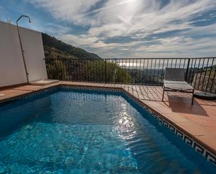 Swimming pool of House or chalet for sale in Frigiliana  with Air Conditioner, Heating and Terrace