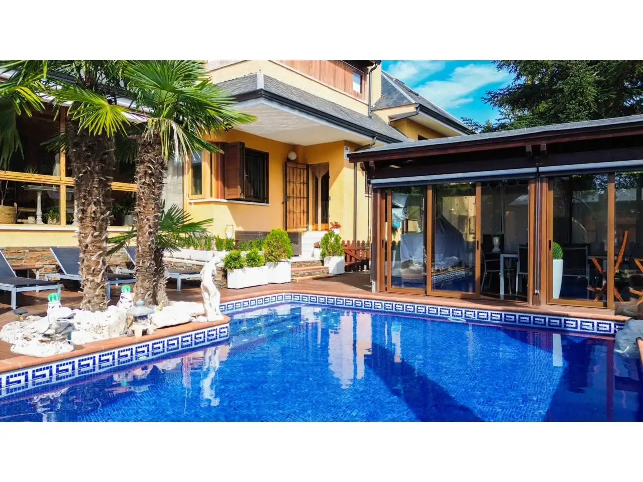 Schwimmbecken von Haus oder Chalet zum Verkauf in Taradell mit Klimaanlage, Heizung und Privatgarten