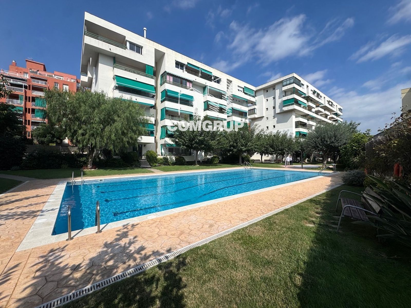 Swimming pool of Flat for sale in Vilassar de Mar  with Air Conditioner, Heating and Parquet flooring