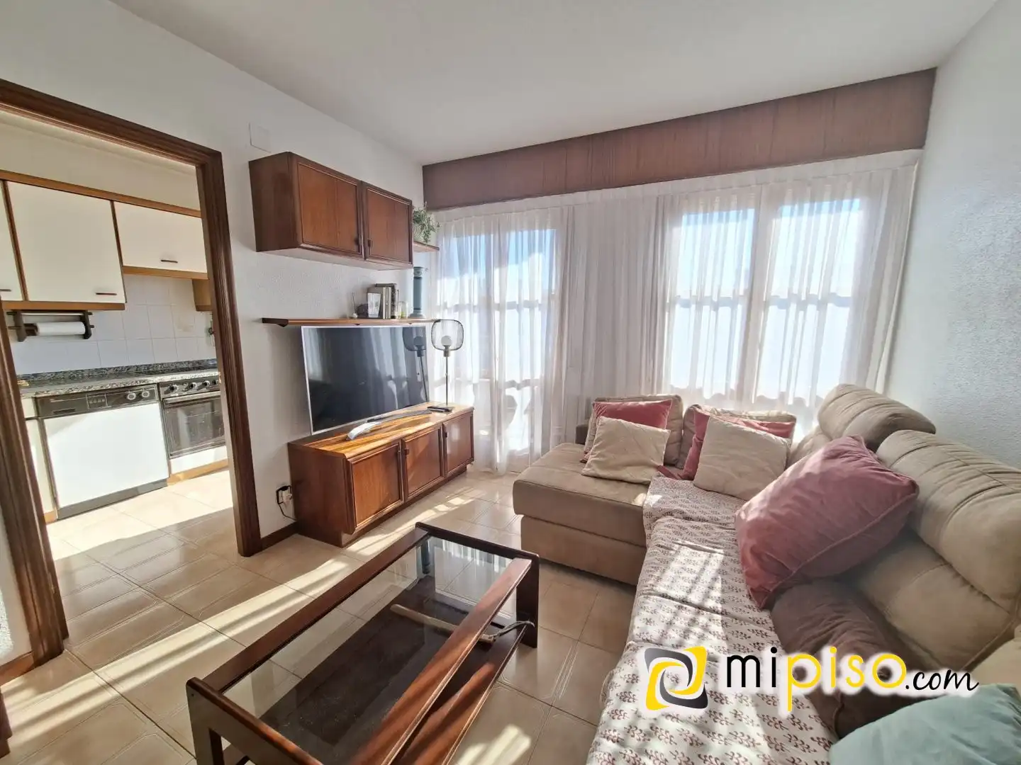 Living room of Flat for rent in Laredo  with Terrace and Furnished