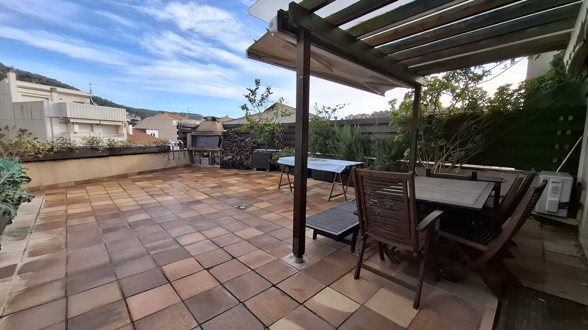 Terrassa de Casa adosada en venda en Vallirana amb Aire condicionat, Calefacció i Terrassa