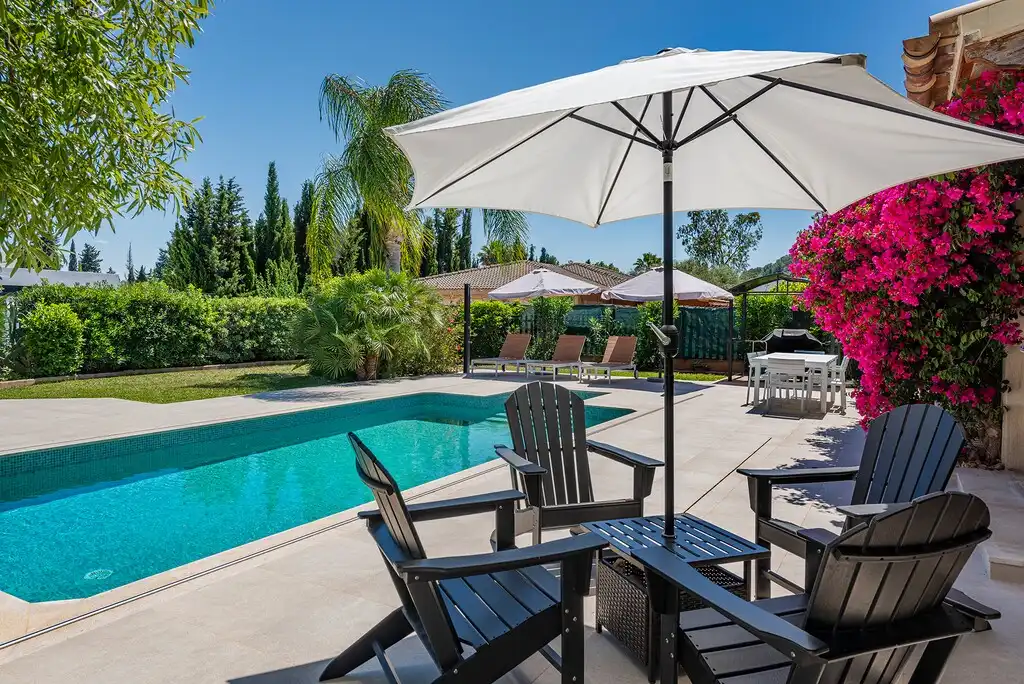 Terrasse von Haus oder Chalet zum Verkauf in Sa Pobla mit Klimaanlage, Heizung und Privatgarten