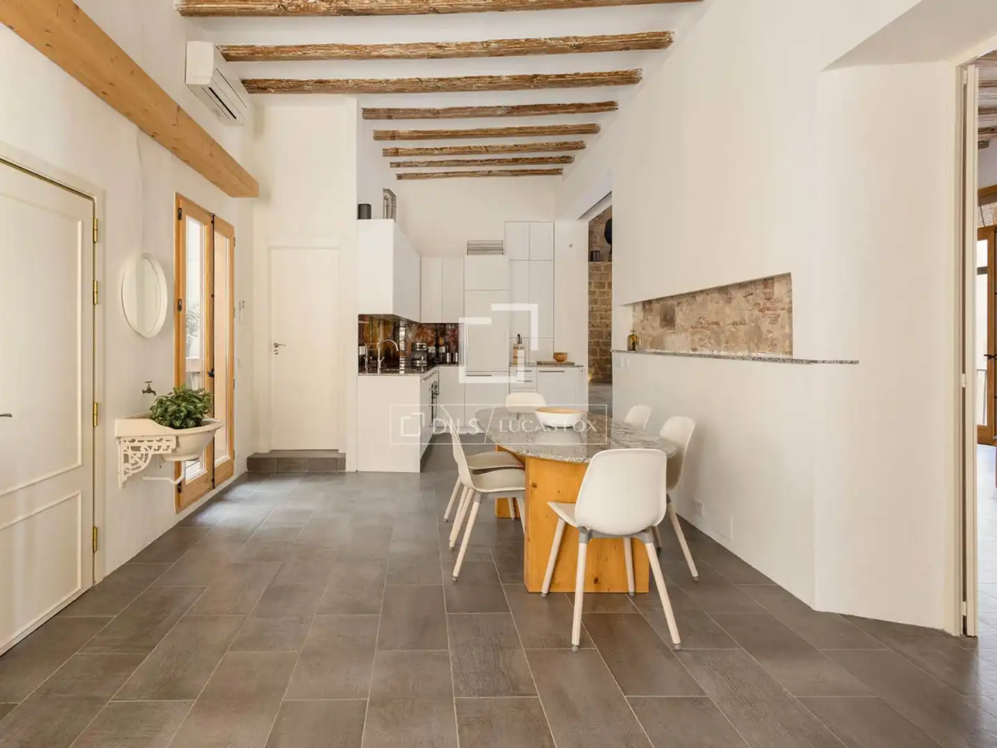 Cocina de Piso en venta en Barcelona con Aire acondicionado, Calefacción y Terraza