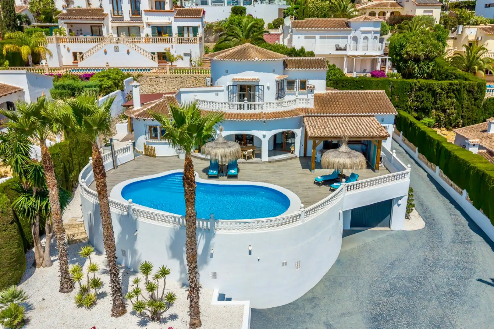 Außenansicht von Haus oder Chalet zum Verkauf in Moraira