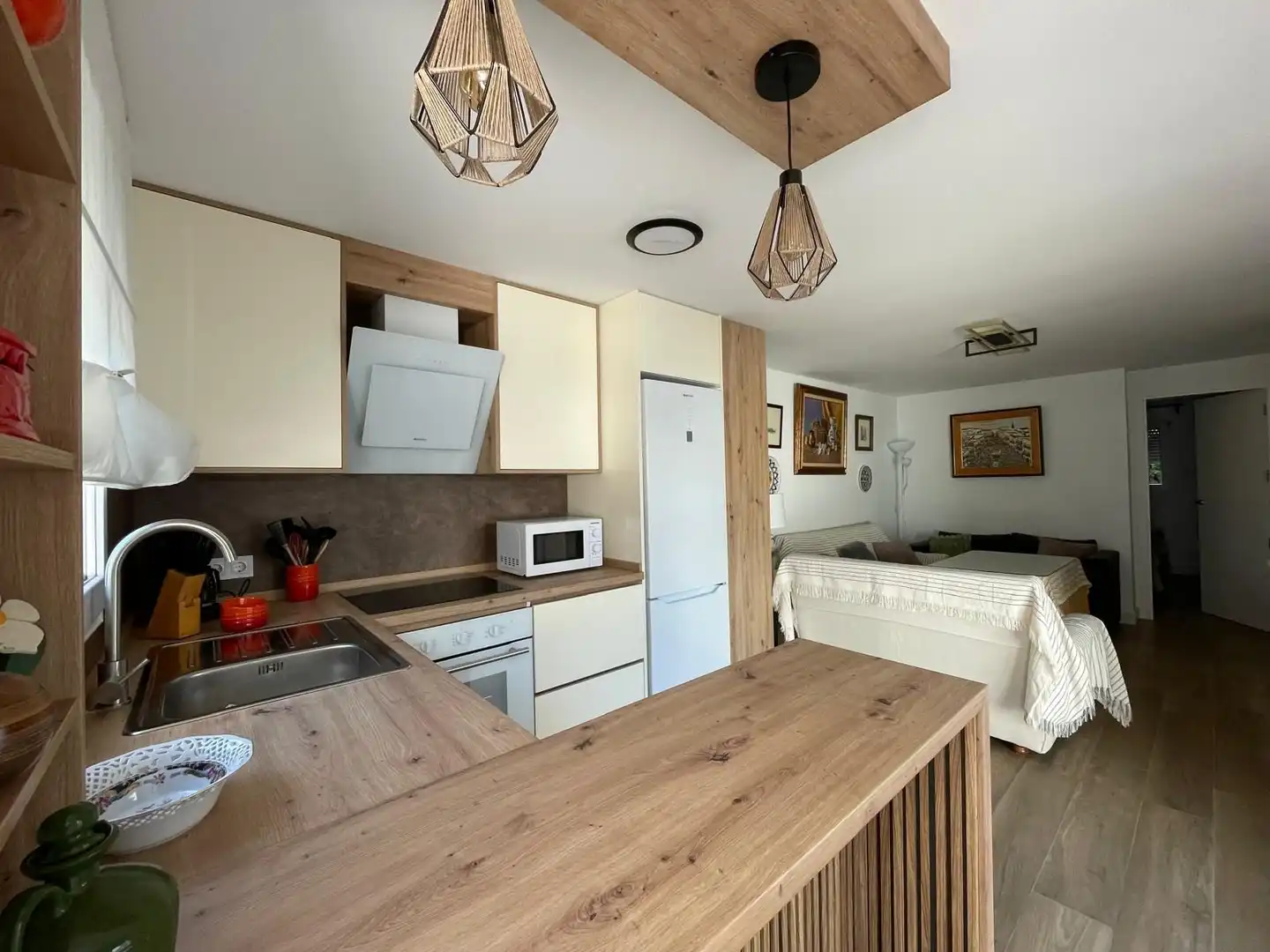 Cocina de Apartamento de alquiler en El Portil con Calefacción, Jardín privado y Terraza