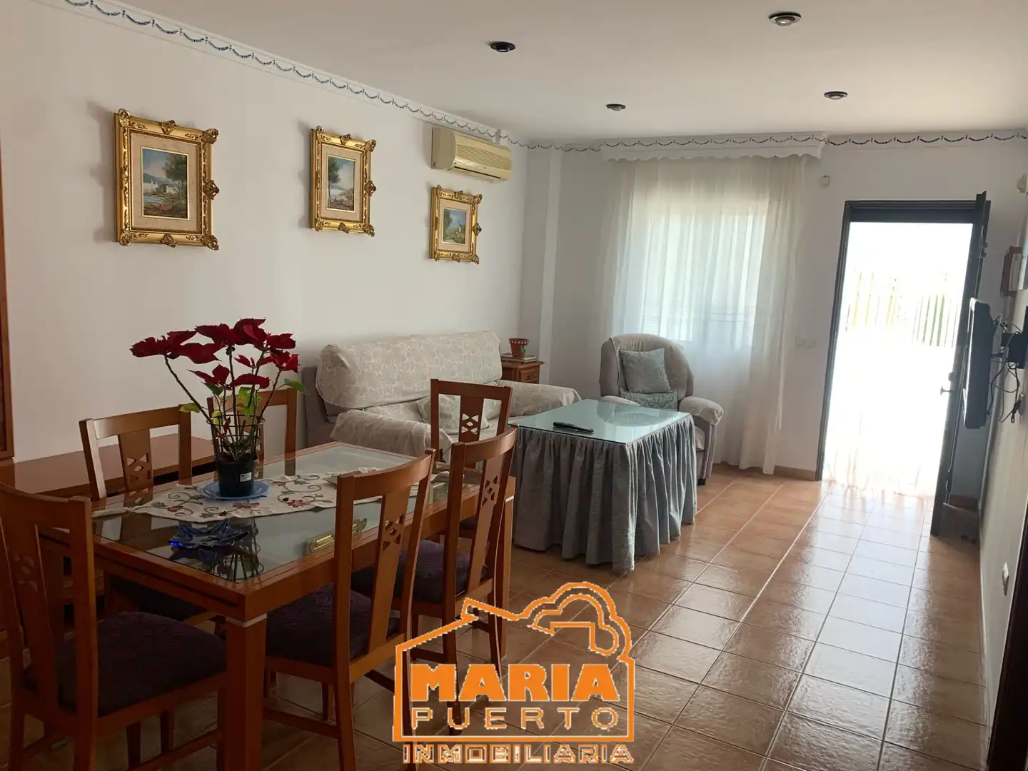 Wohnzimmer von Wohnungen zur Miete in Málaga mit Terrasse und Möbliert