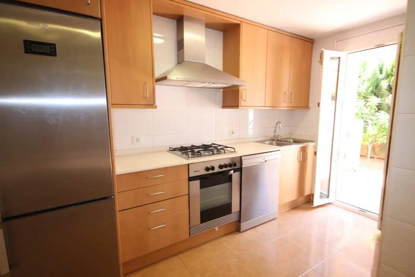 Kitchen of Flat for rent in  Palma de Mallorca  with Heating, Private garden and Terrace