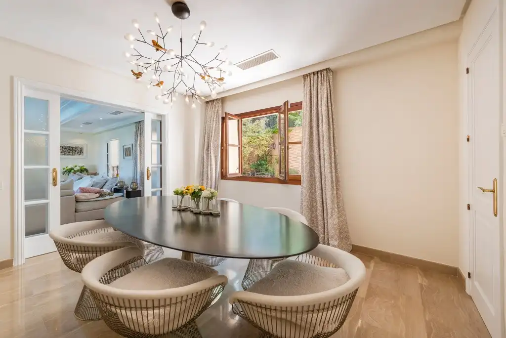 Dining room of Houses for sale in Calvià  with Air Conditioner, Private garden and Terrace