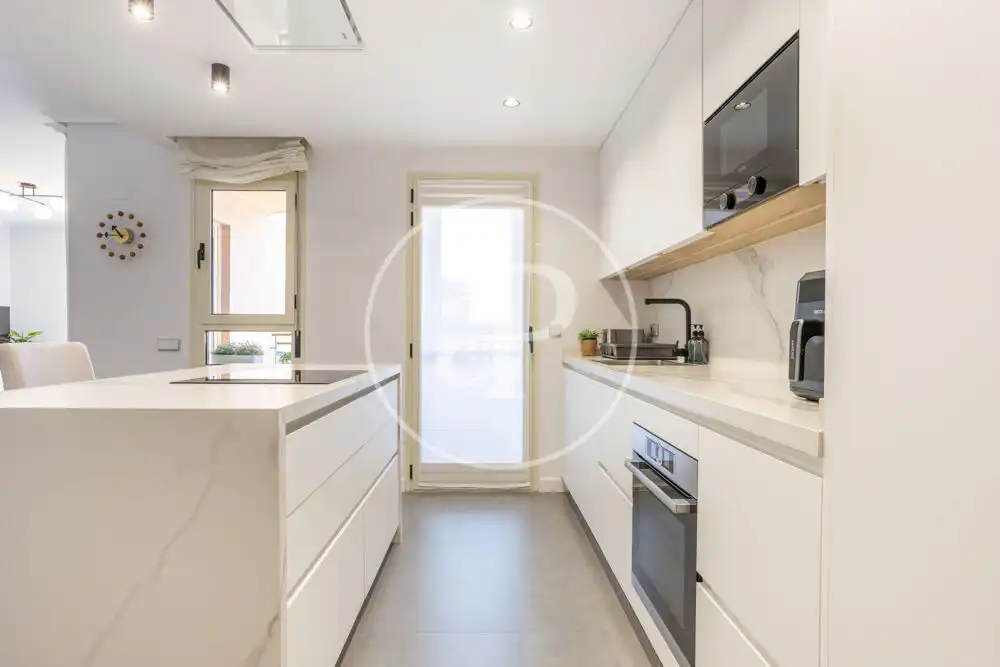 Kitchen of Flat for sale in Valencia  with Air Conditioner, Heating and Private garden