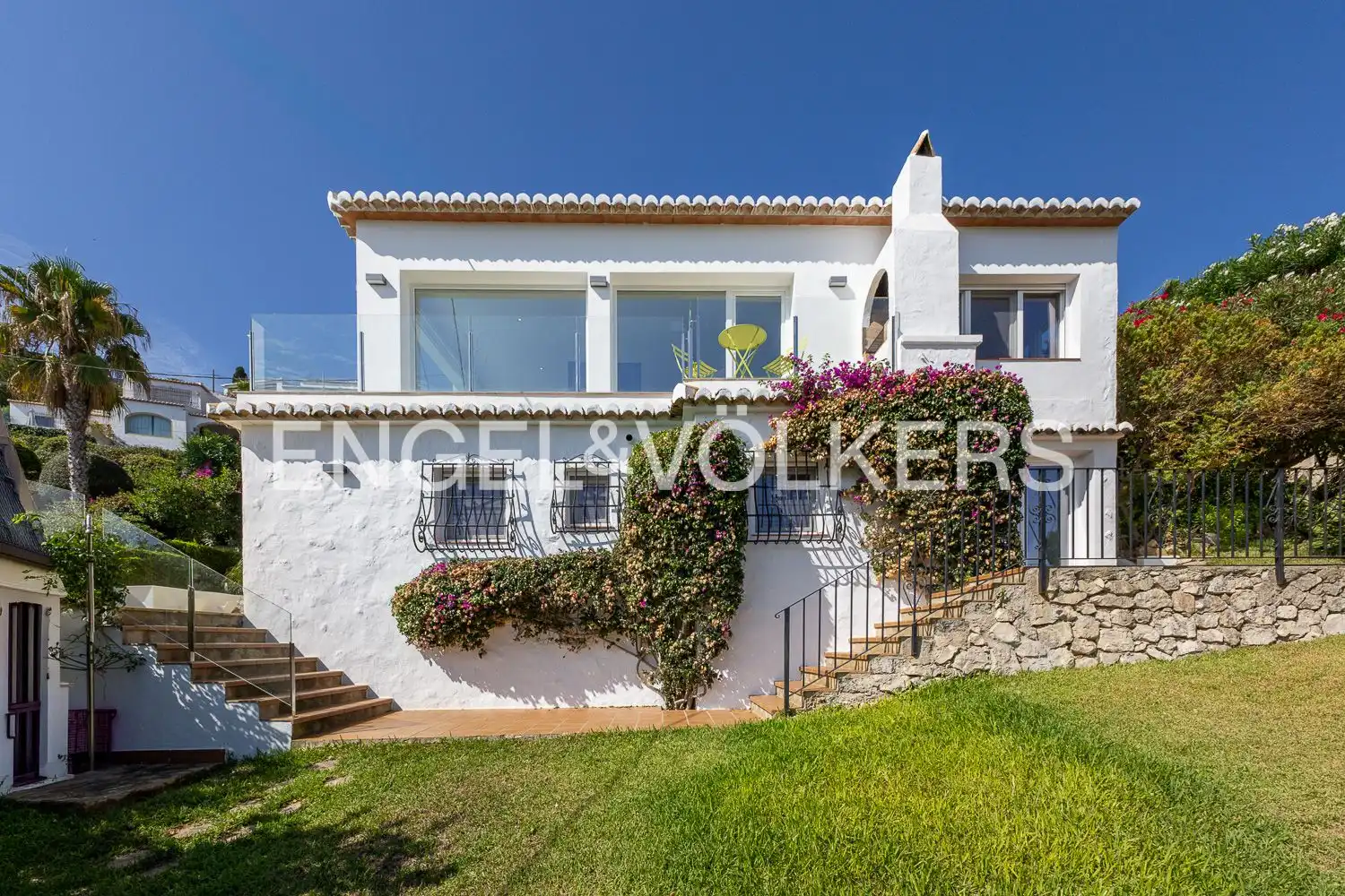 Vista exterior de Casa o xalet en venda en Jávea / Xàbia amb Aire condicionat, Calefacció i Jardí privat