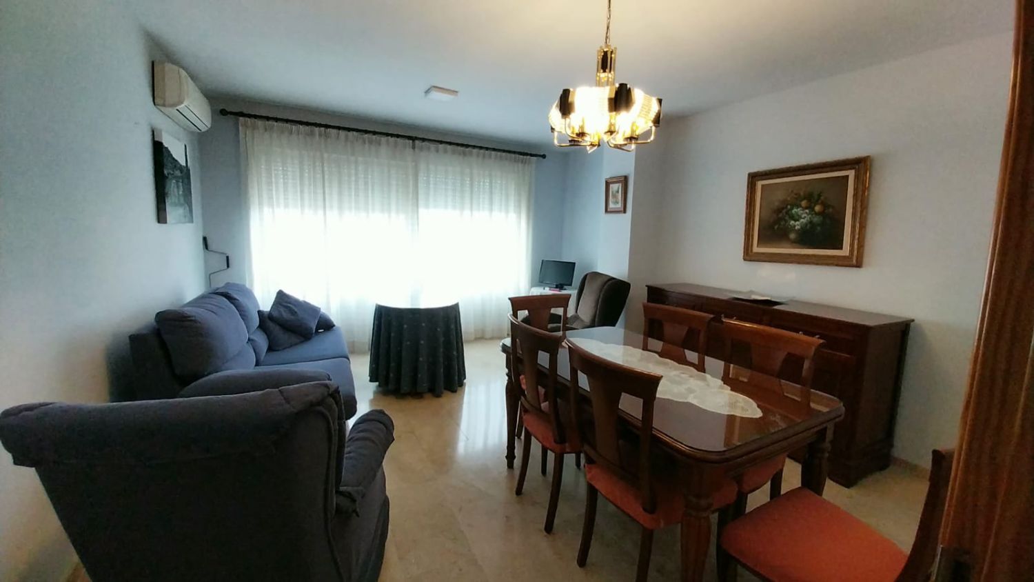 Living room of Flat to rent in  Jaén Capital  with Air Conditioner, Heating and Furnished