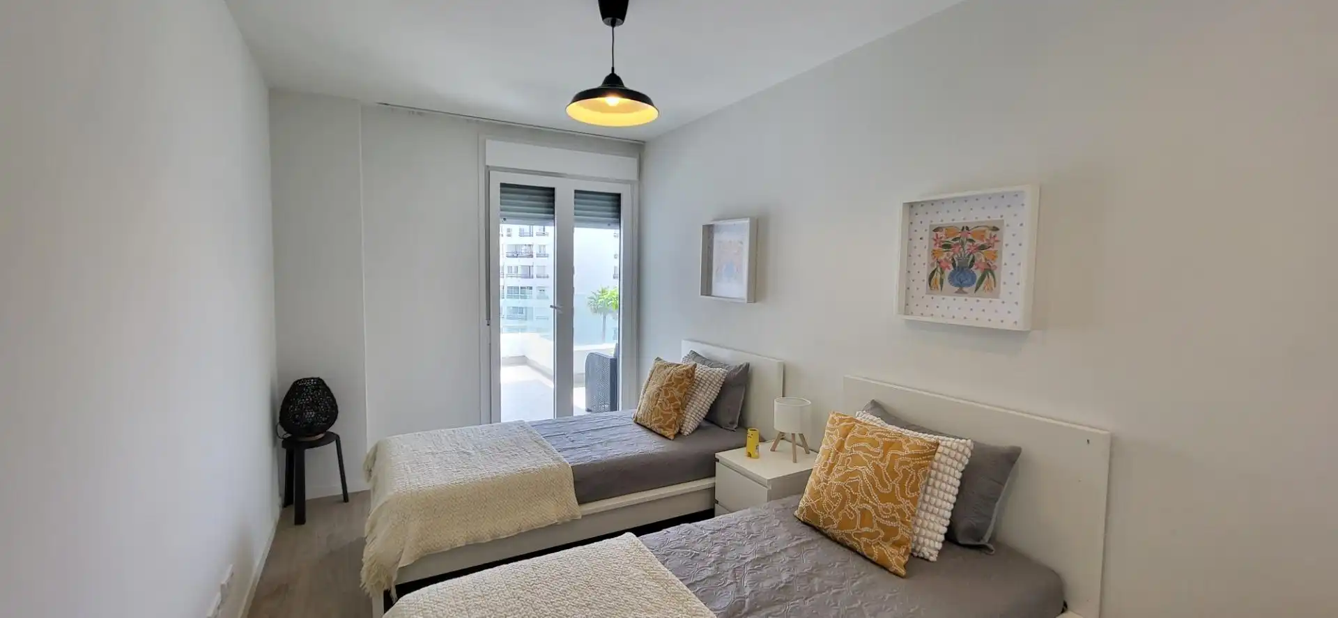 Dormitori de Apartament de lloguer en Marbella amb Aire condicionat, Calefacció i Terrassa