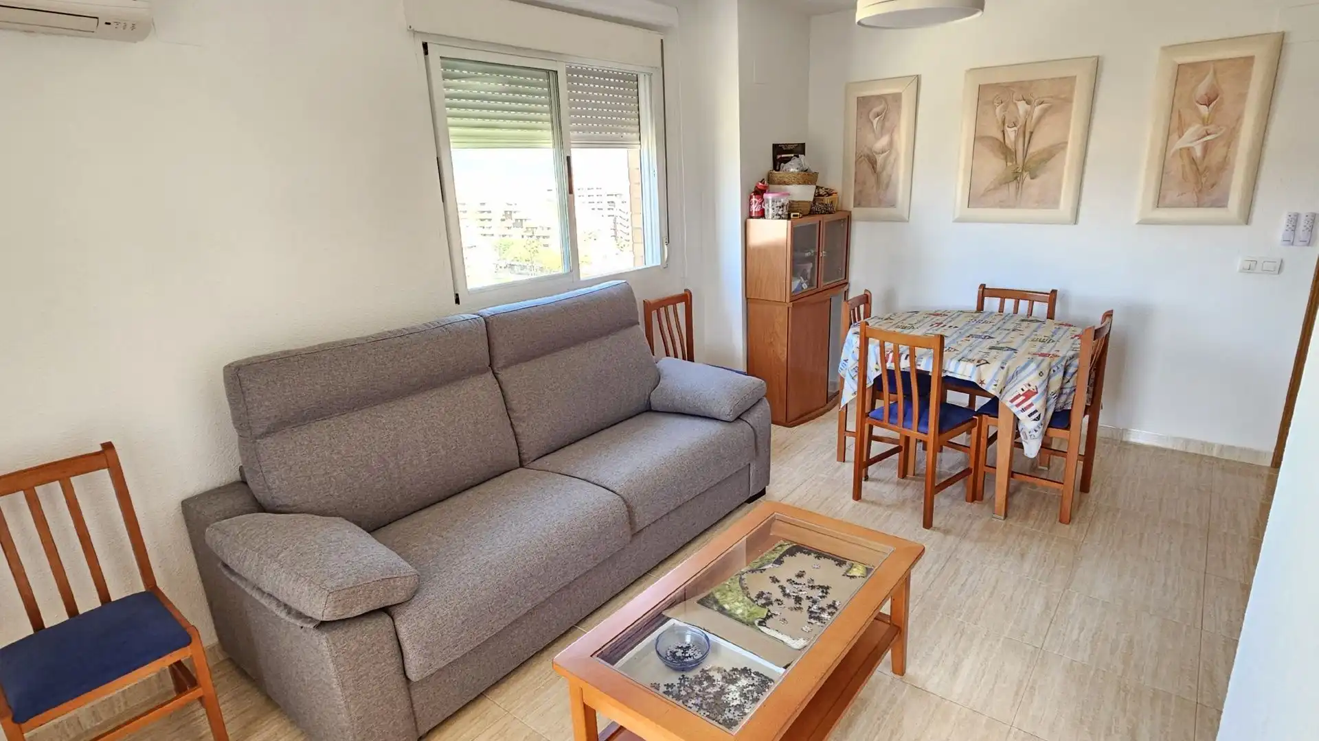 Sala d'estar de Apartament en venda en Oropesa del Mar / Orpesa amb Aire condicionat, Calefacció i Terrassa