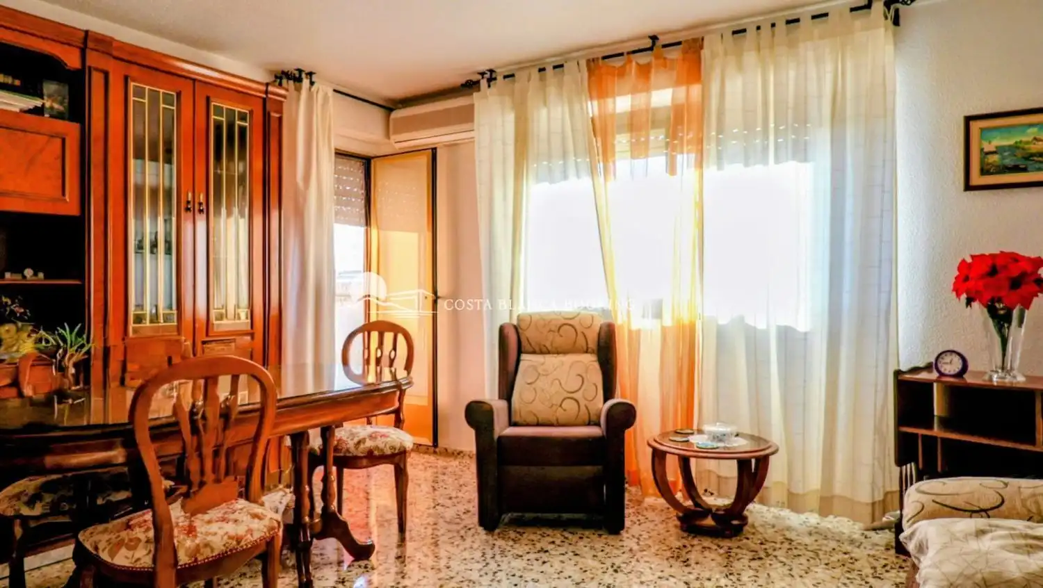 Sala de estar de Apartamento en venta en Villajoyosa / La Vila Joiosa con Calefacción y Terraza
