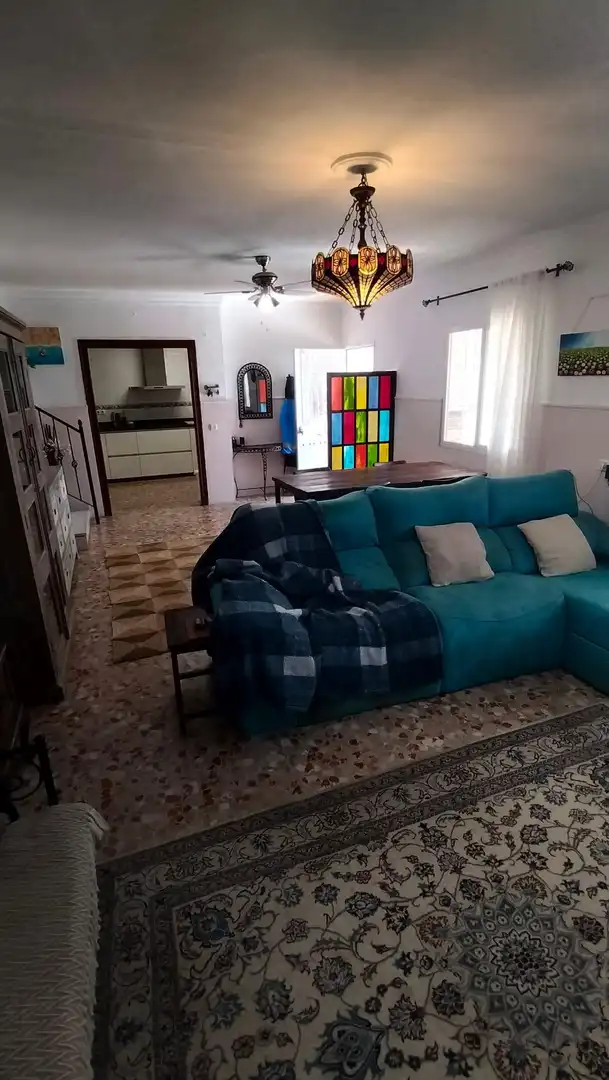 Sala d'estar de Finca rústica en venda en Chiclana de la Frontera amb Aire condicionat, Terrassa i Traster