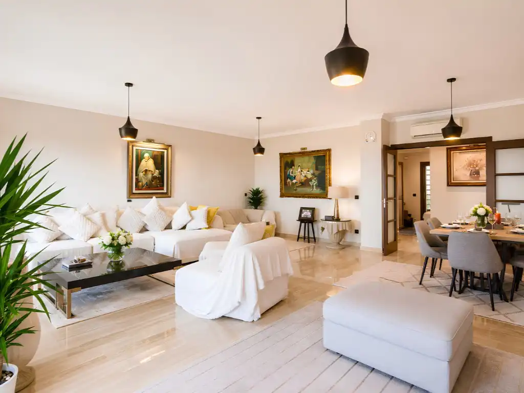 Living room of Flat for sale in Fuengirola  with Air Conditioner, Private garden and Terrace